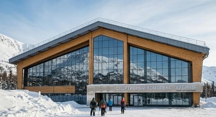 Входная группа спортивного комплекса